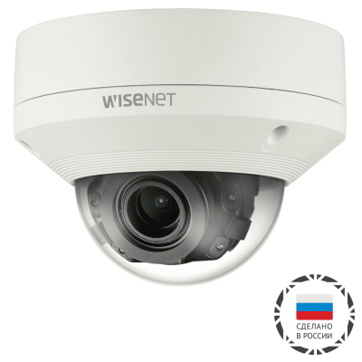 12 Мп IP-камера Wisenet PNV-9080R/CRU с Motor-zoom, ИК-подсветкой 