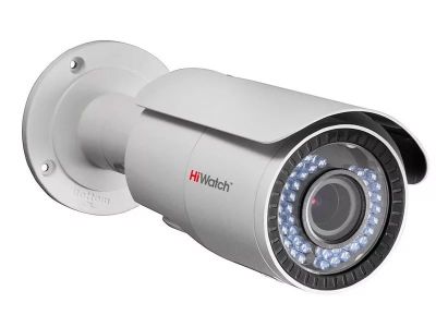 Камера наружного наблюдения IP Hikvision HiWatch DS-I456 2.8 мм-12мм цветная корп.:белый 