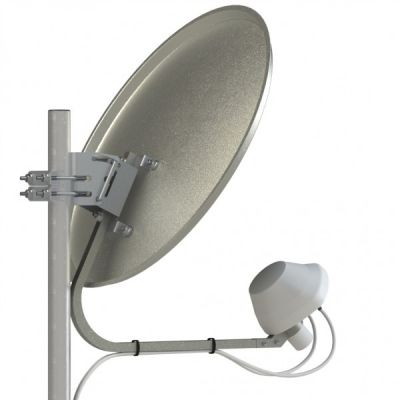 AX-1800 OFFSET 75 MIMO 2x2 офсетный облучатель 4G (LTE1800) сзади
